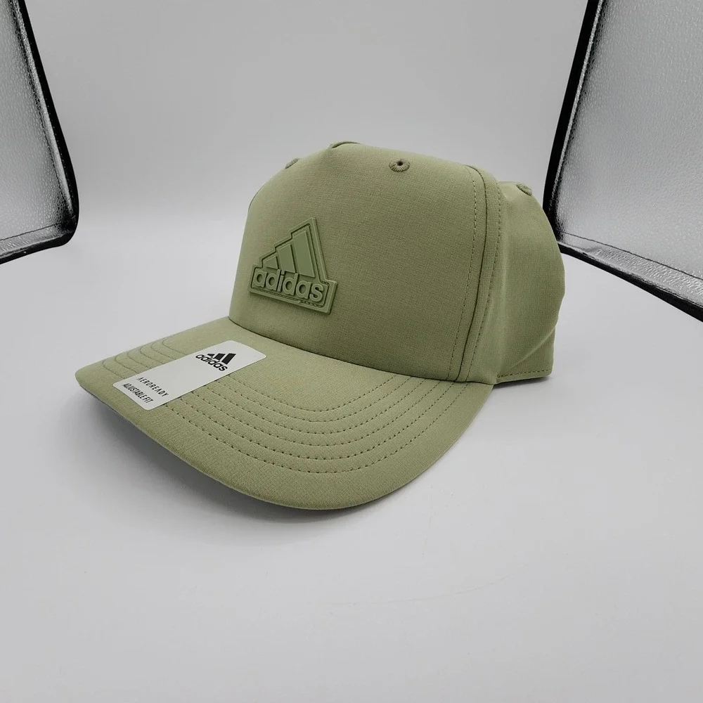 adidas Men's Sport Snapback Hat Tent Green‎ Adjustable Snapback Cap NEW w/ Tag